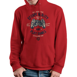 ESCAPE REALITY PLAY GAMES (Κουκούλα Unisex) ESCAPE REALITY PLAY GAMES (Κουκούλα Unisex)